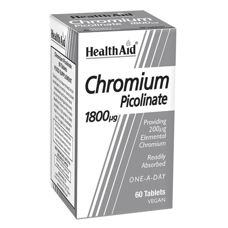 HealthAid® Chromium Picolinate 1800 µg